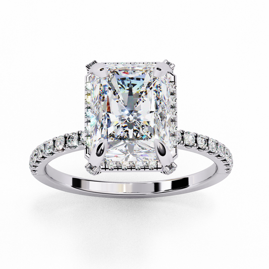 Sunlit Path Solitaire Ring