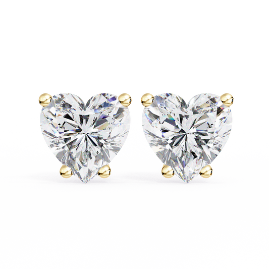 True Heart Studs