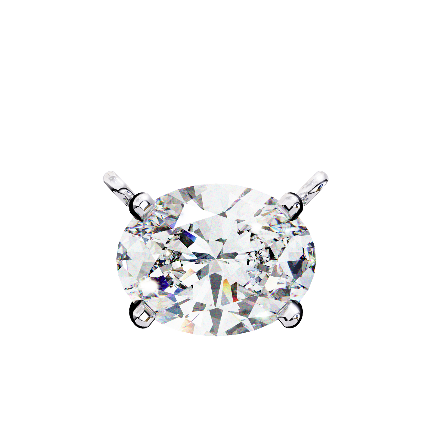 Ovalisse Solitaire Pendant