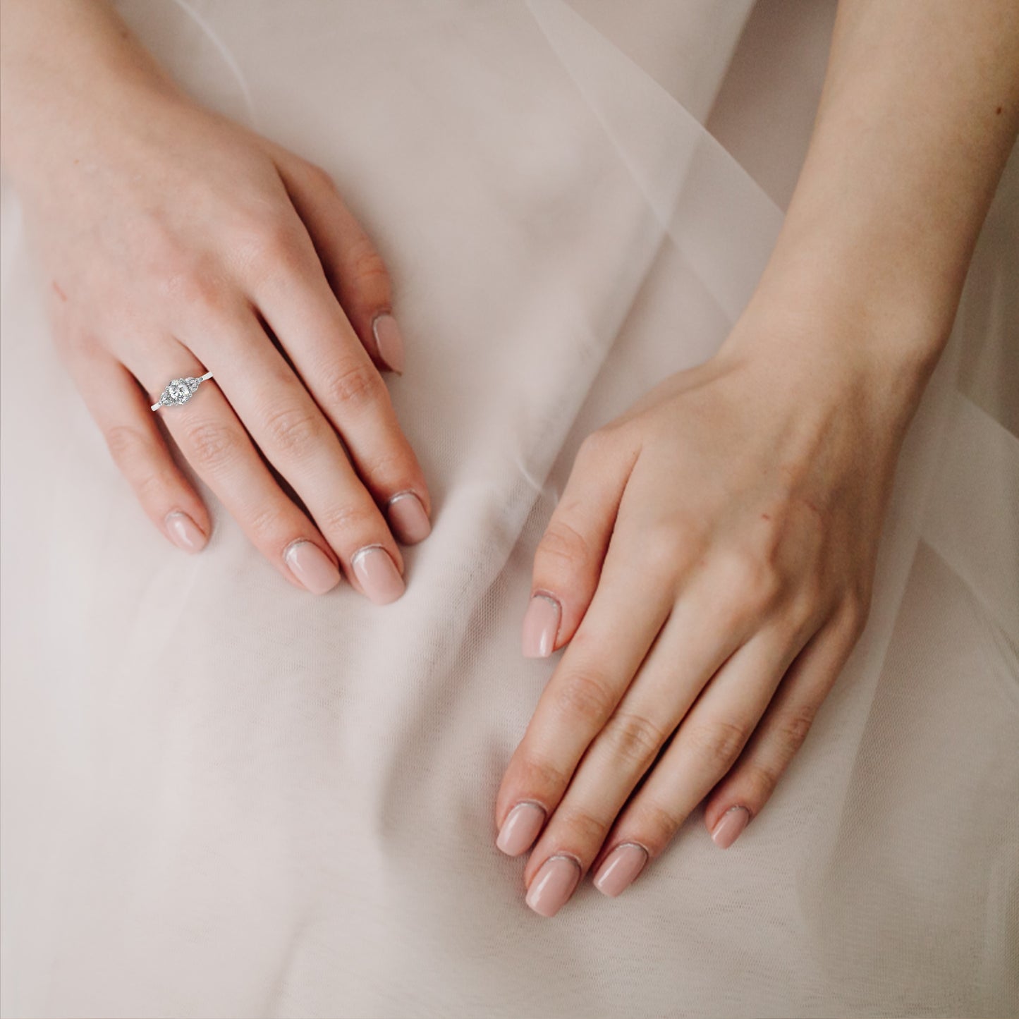Royal Plume Solitaire Ring