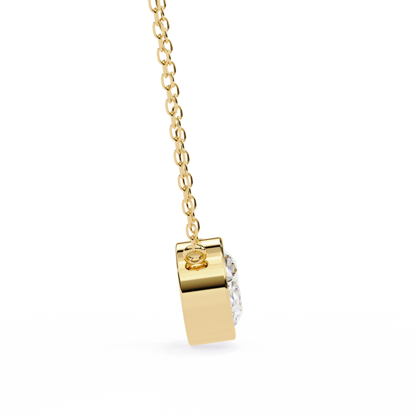 Aura Bazel Solitaire Pendant