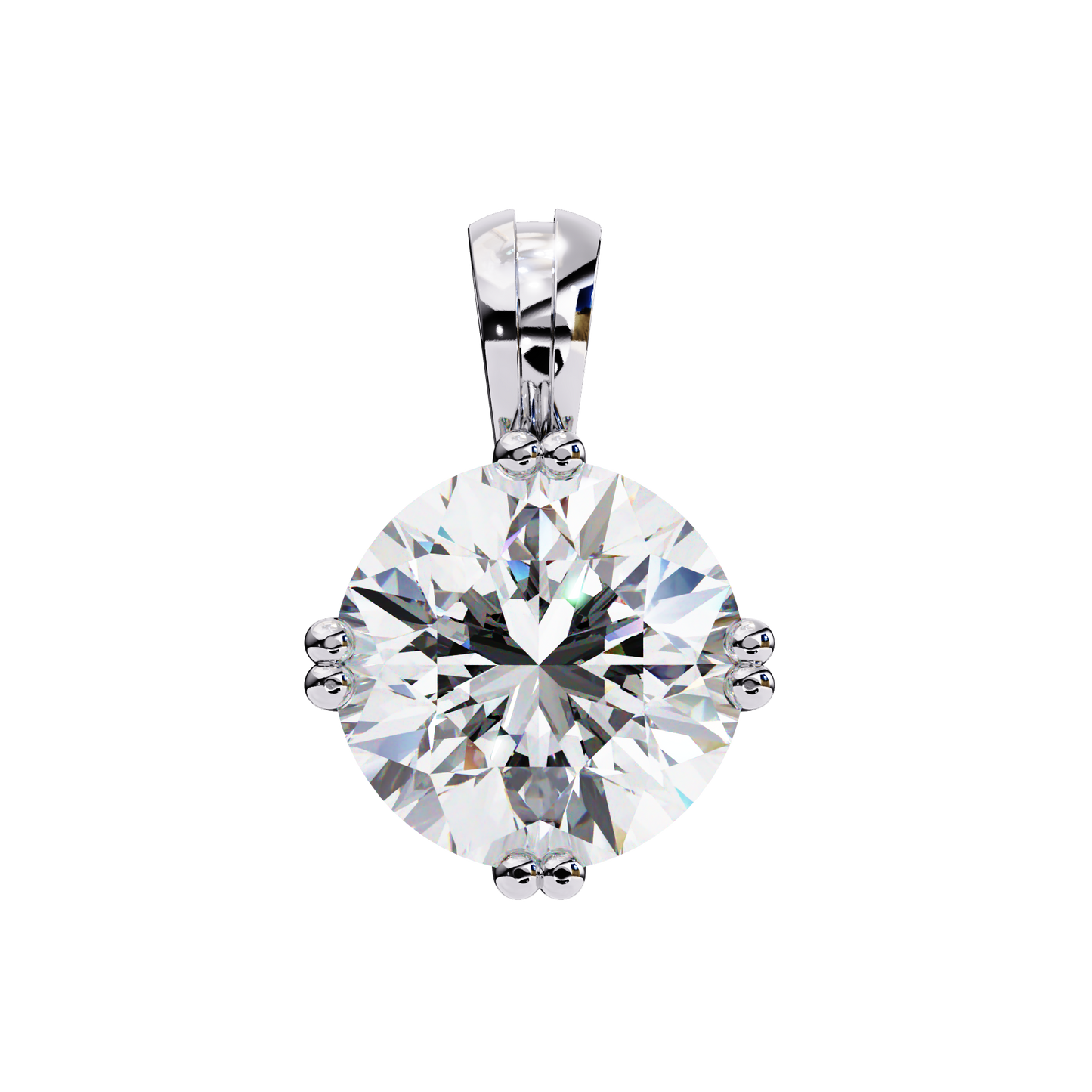 Pure Glint Solitaire Pendant