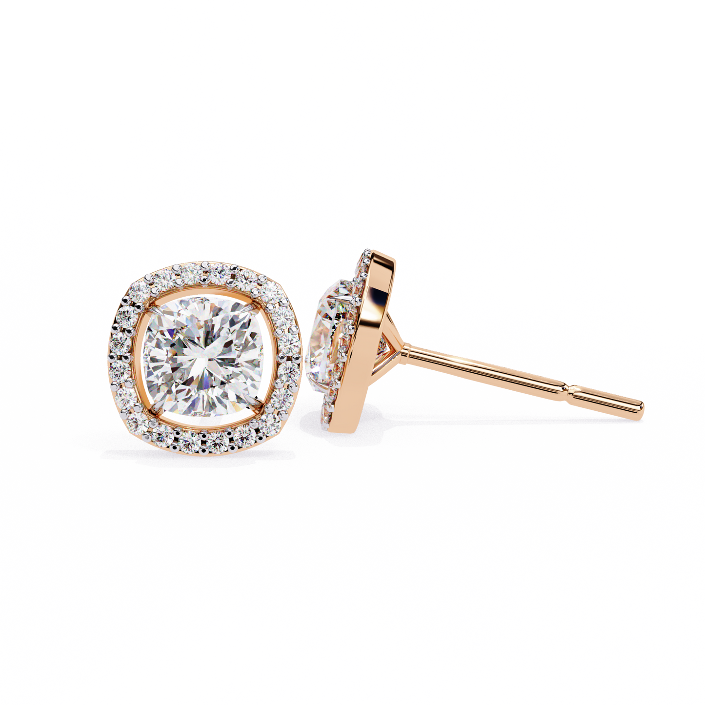 Cushira Solitaire Studs