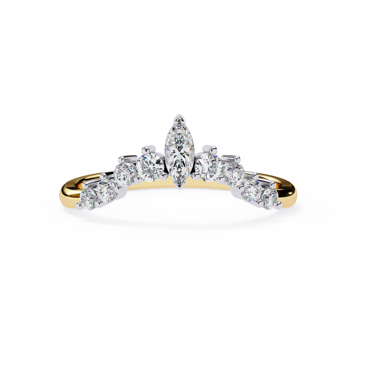 Mariselle Glow Band Ring