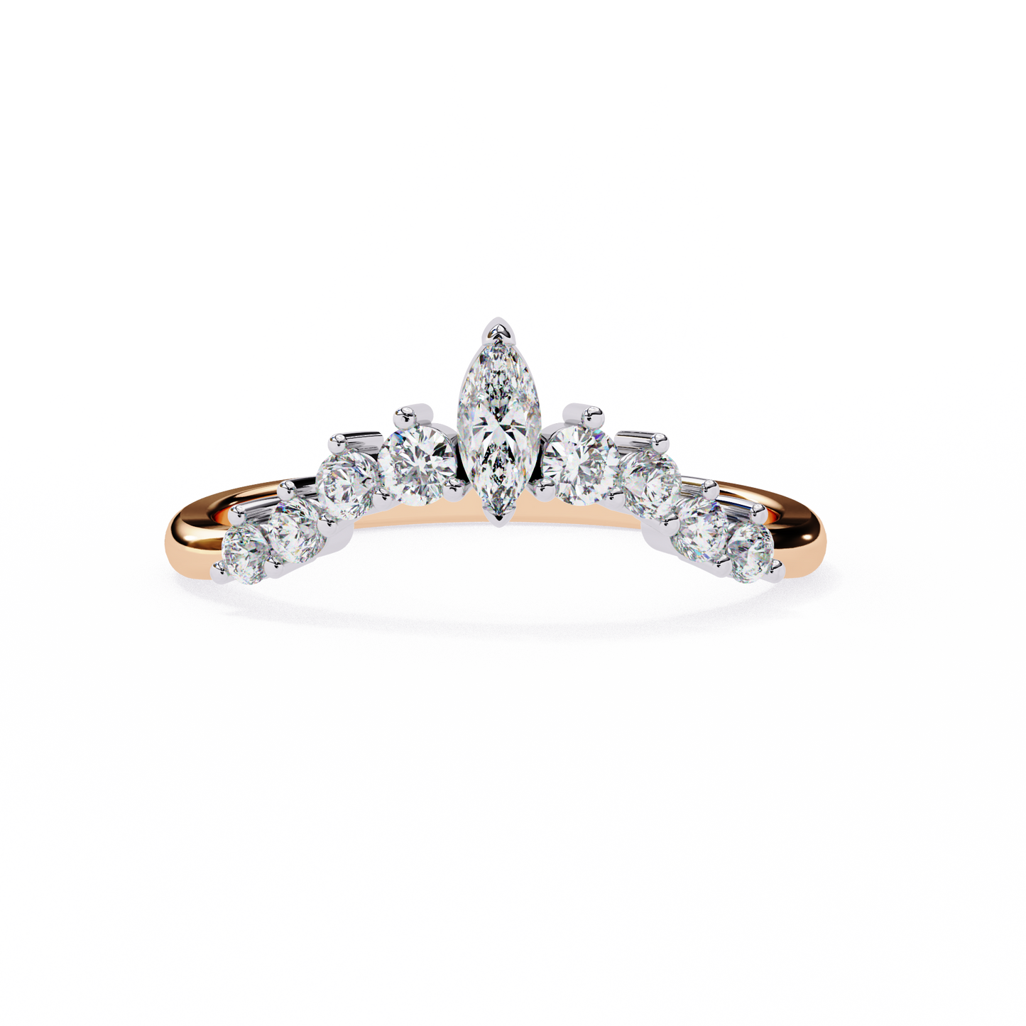 Mariselle Glow Band Ring