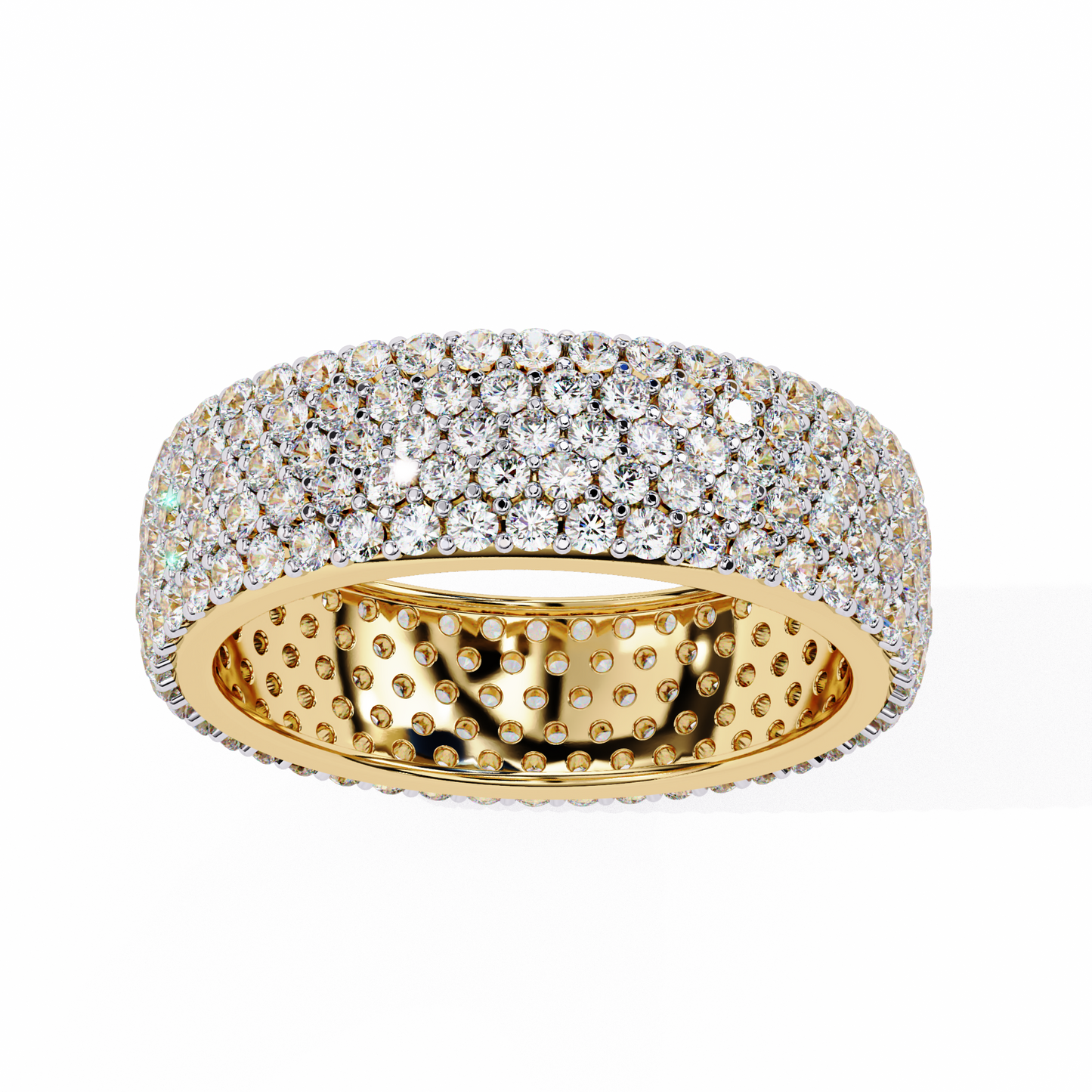 Lustra Quintet Diamond Band Ring