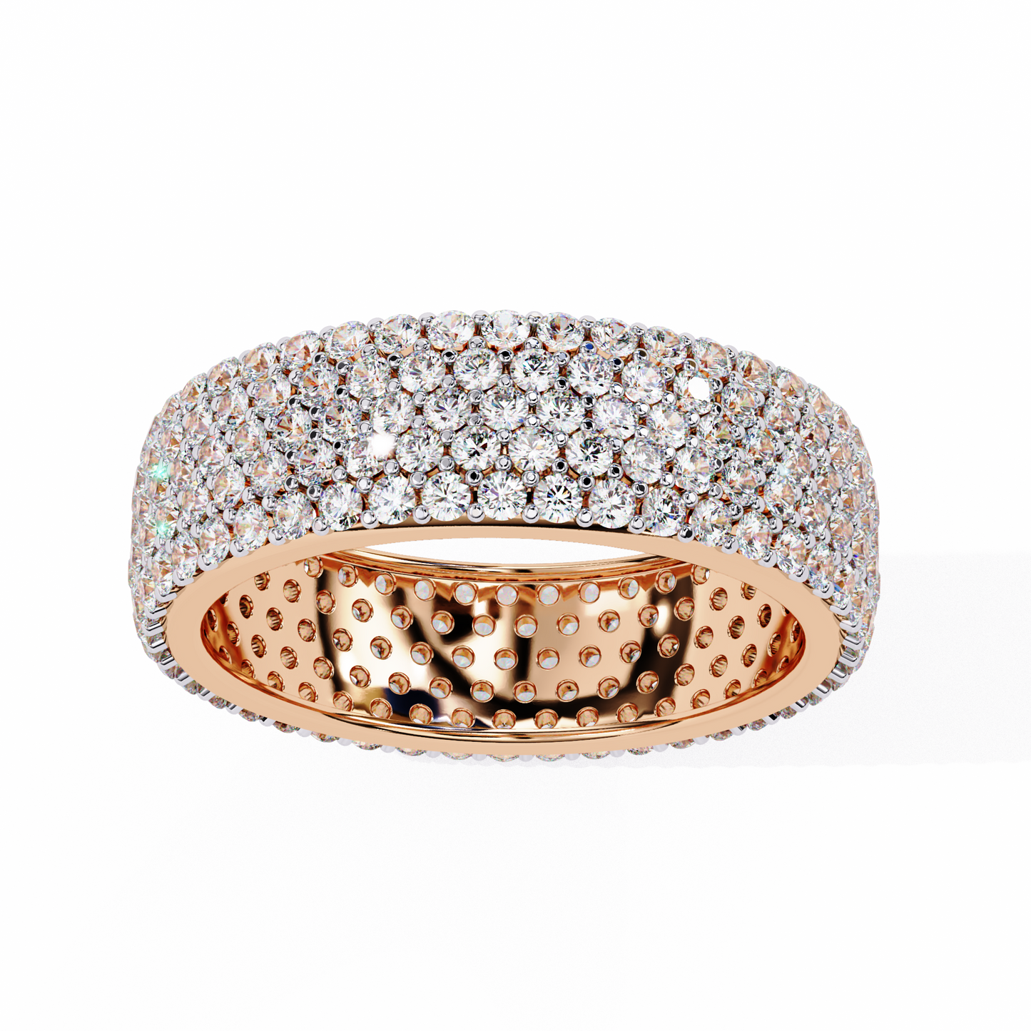 Lustra Quintet Diamond Band Ring