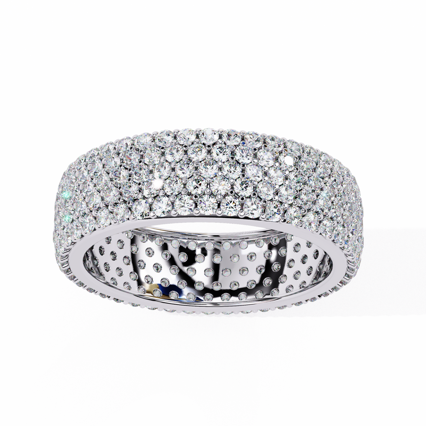 Lustra Quintet Diamond Band Ring
