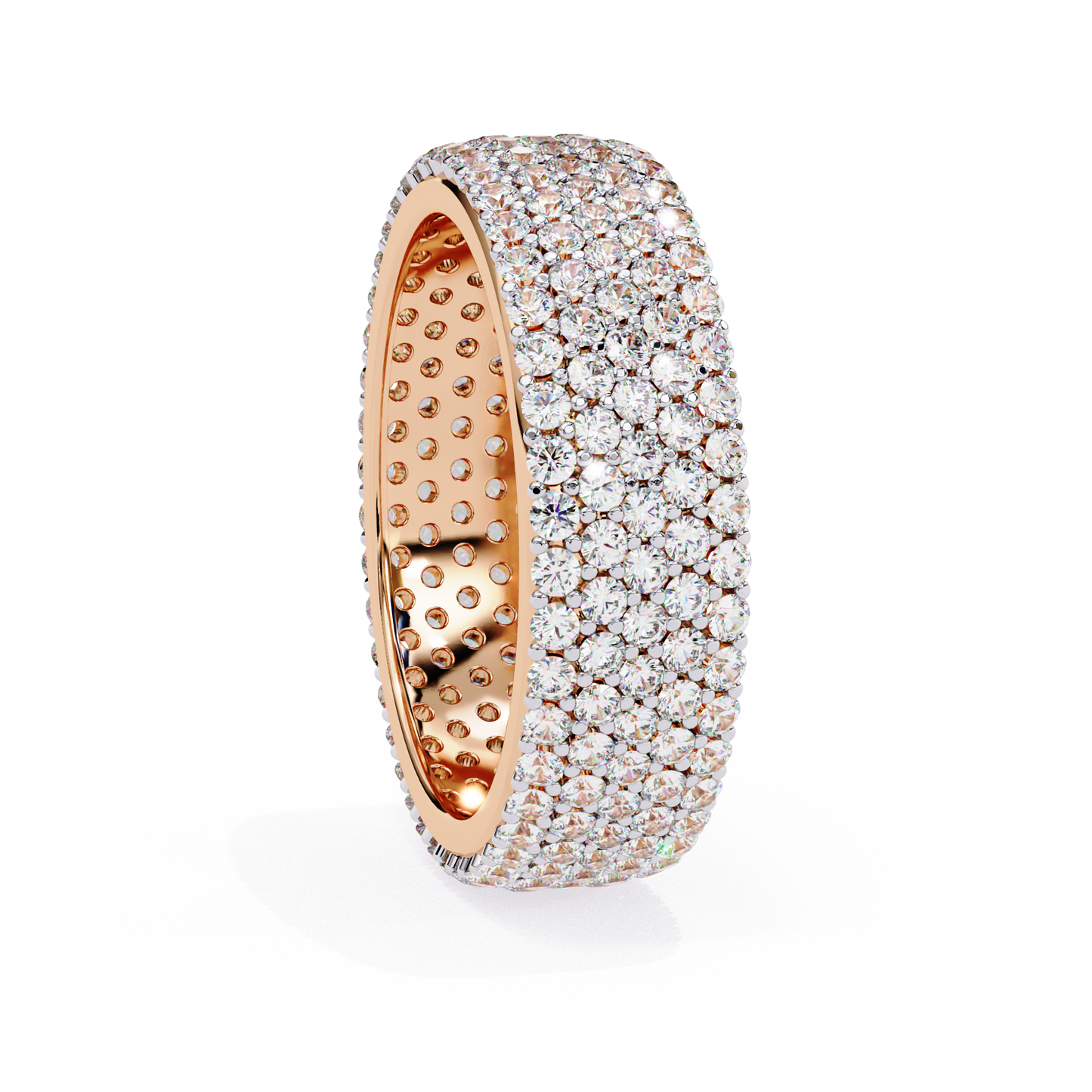 Lustra Quintet Diamond Band Ring