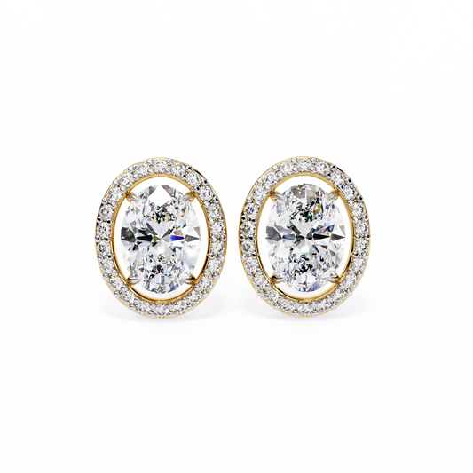 Ovalora Solitaire Studs