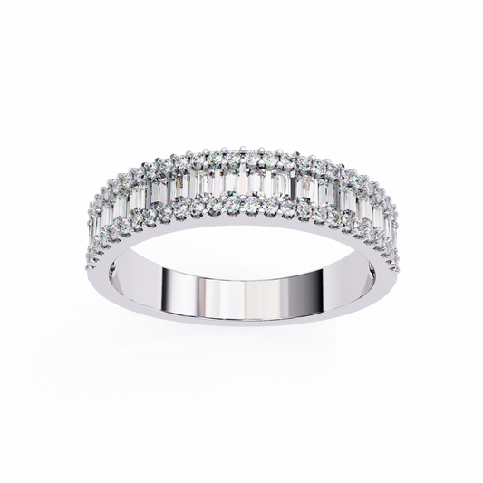 Dual Radiance Diamond Band