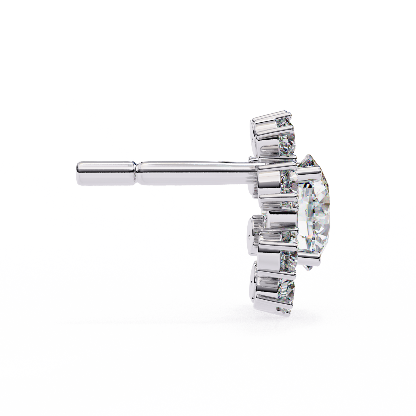Lumio Halo Solitaire Studs