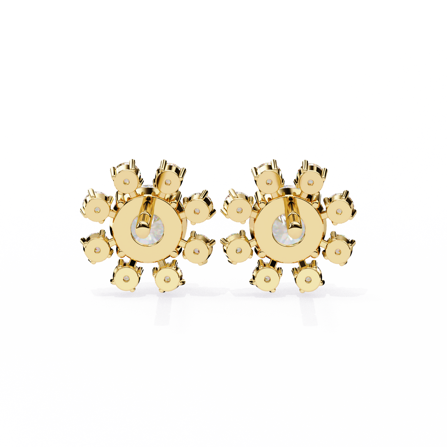 Lumio Halo Solitaire Studs