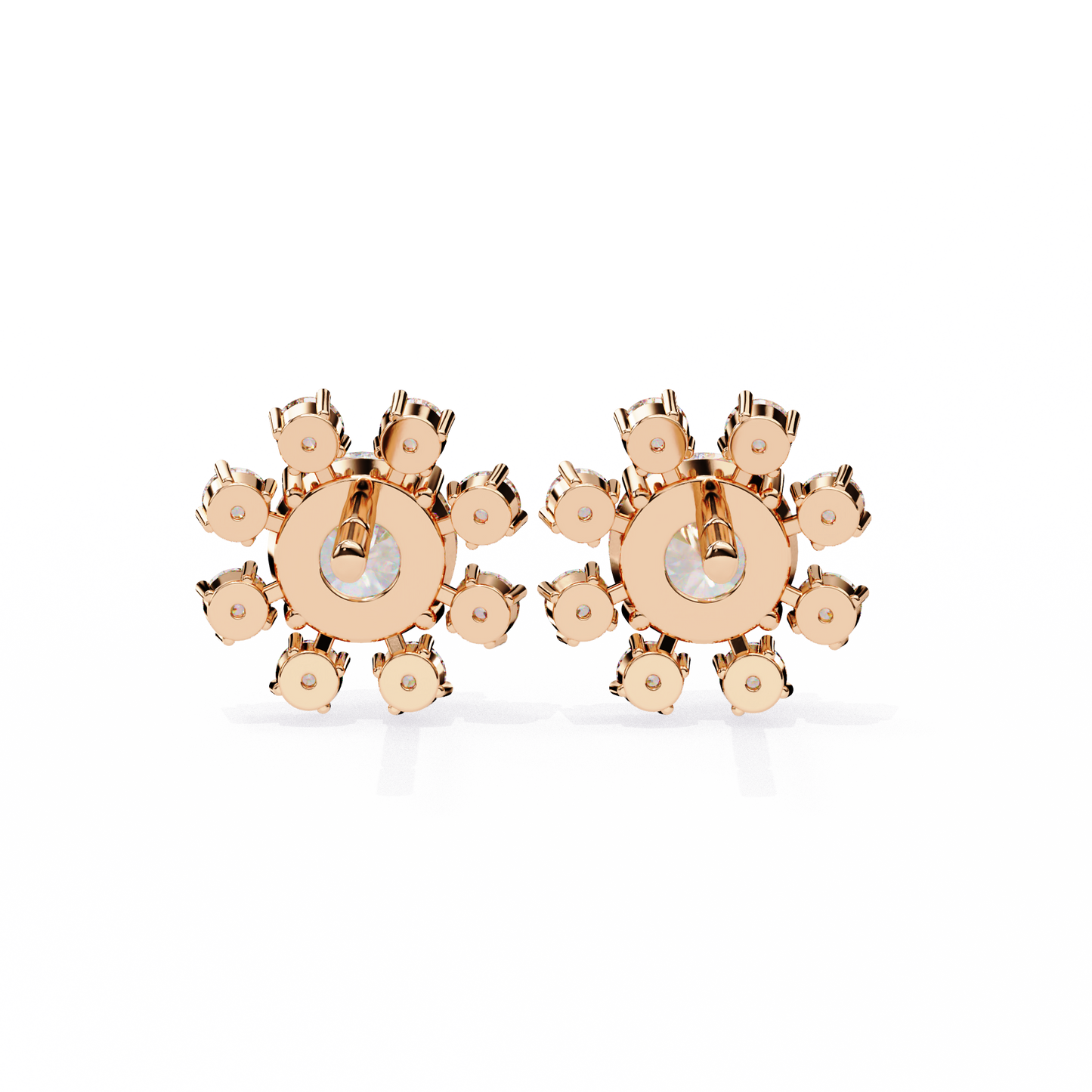 Lumio Halo Solitaire Studs
