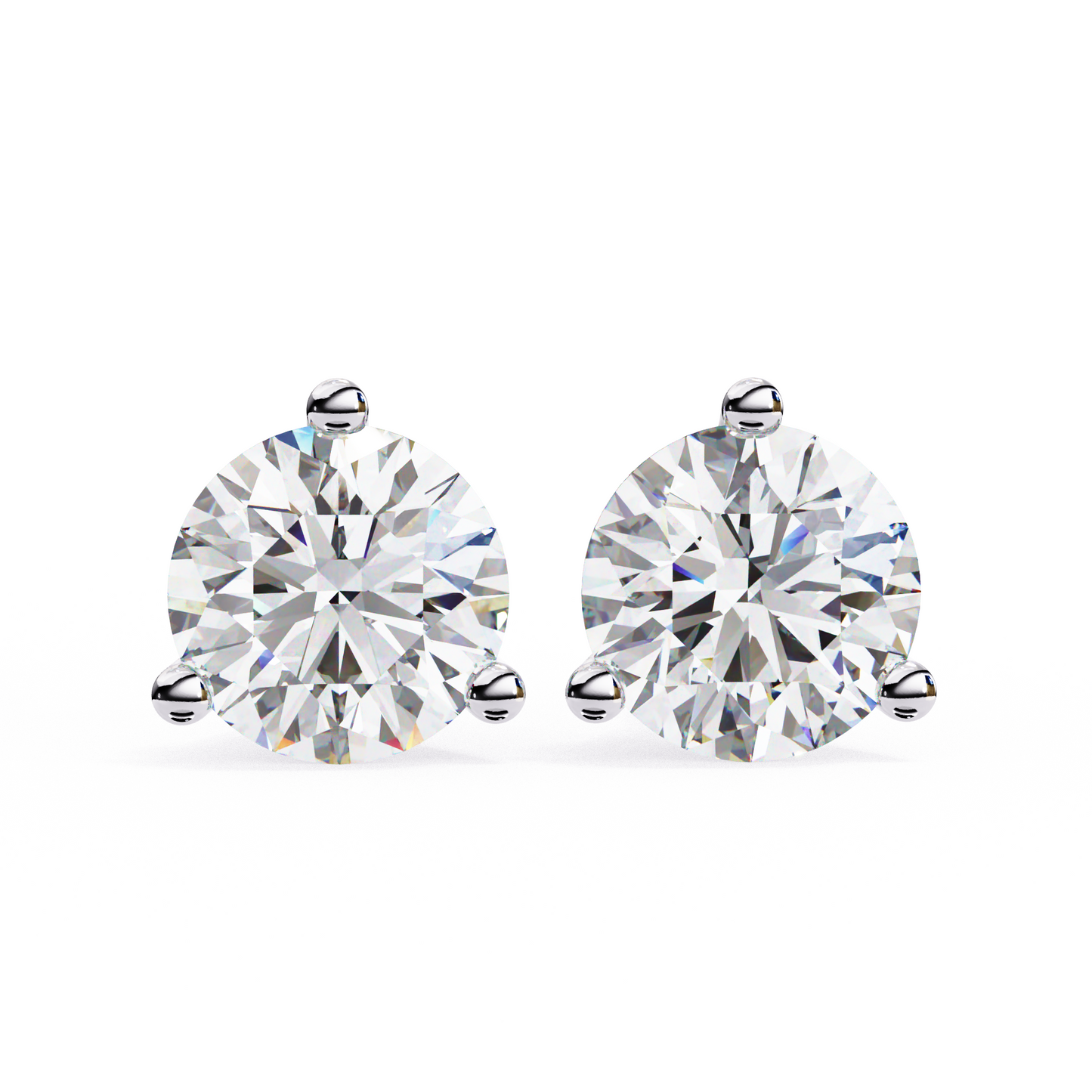 Trinity Glow Solitaire Studs