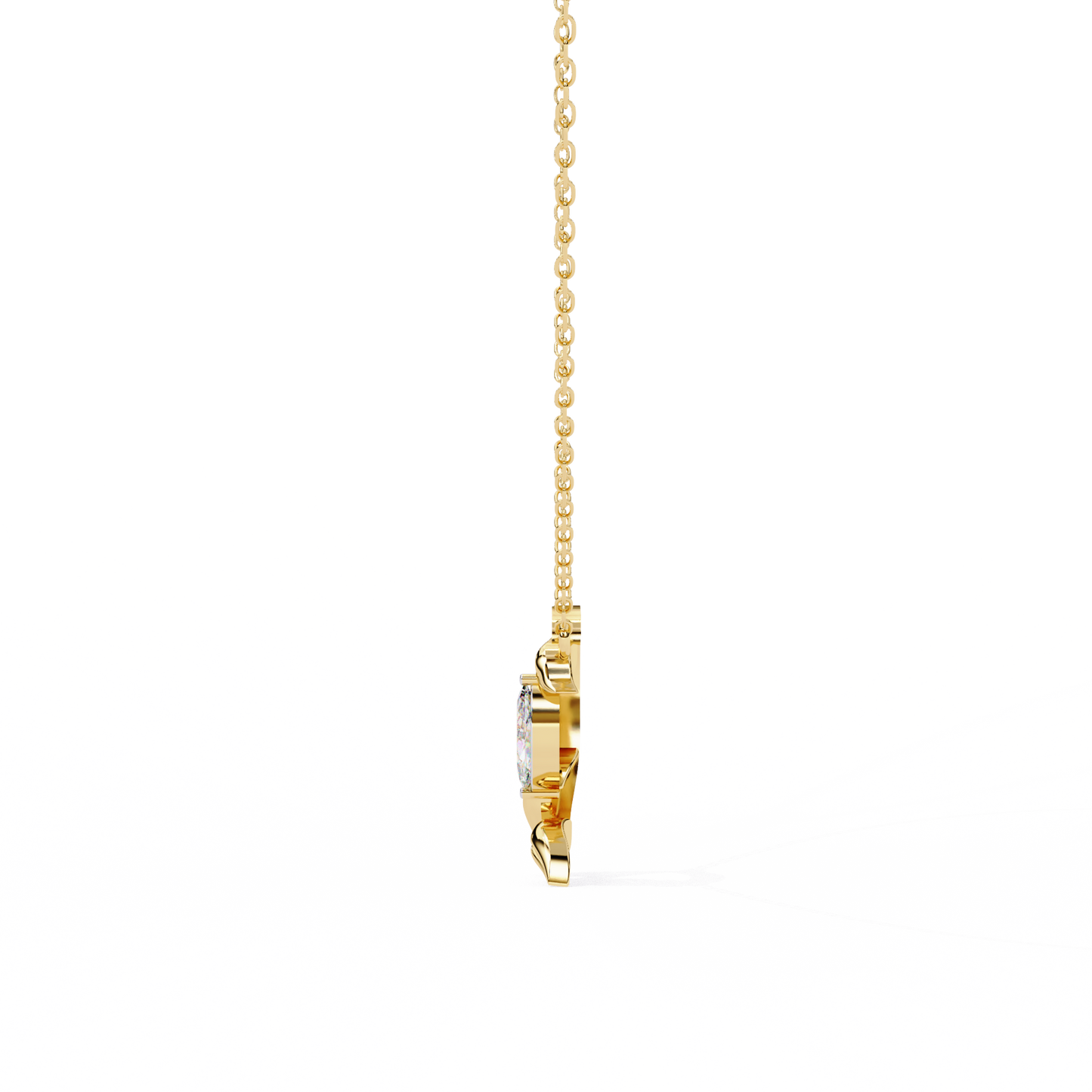 Florquise Diamond Pendant