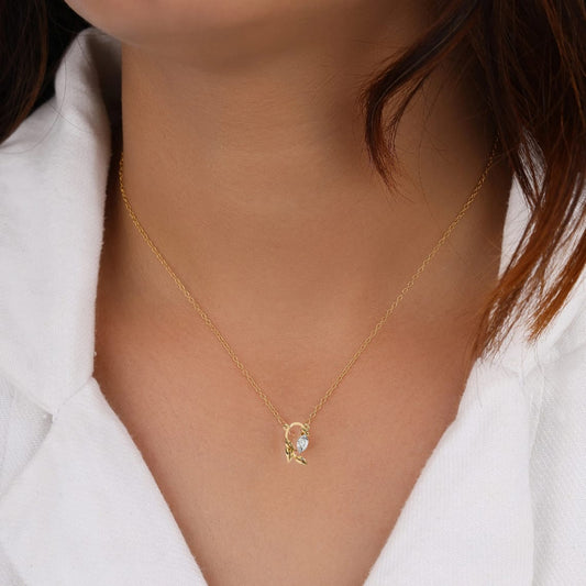 Florquise Diamond Pendant
