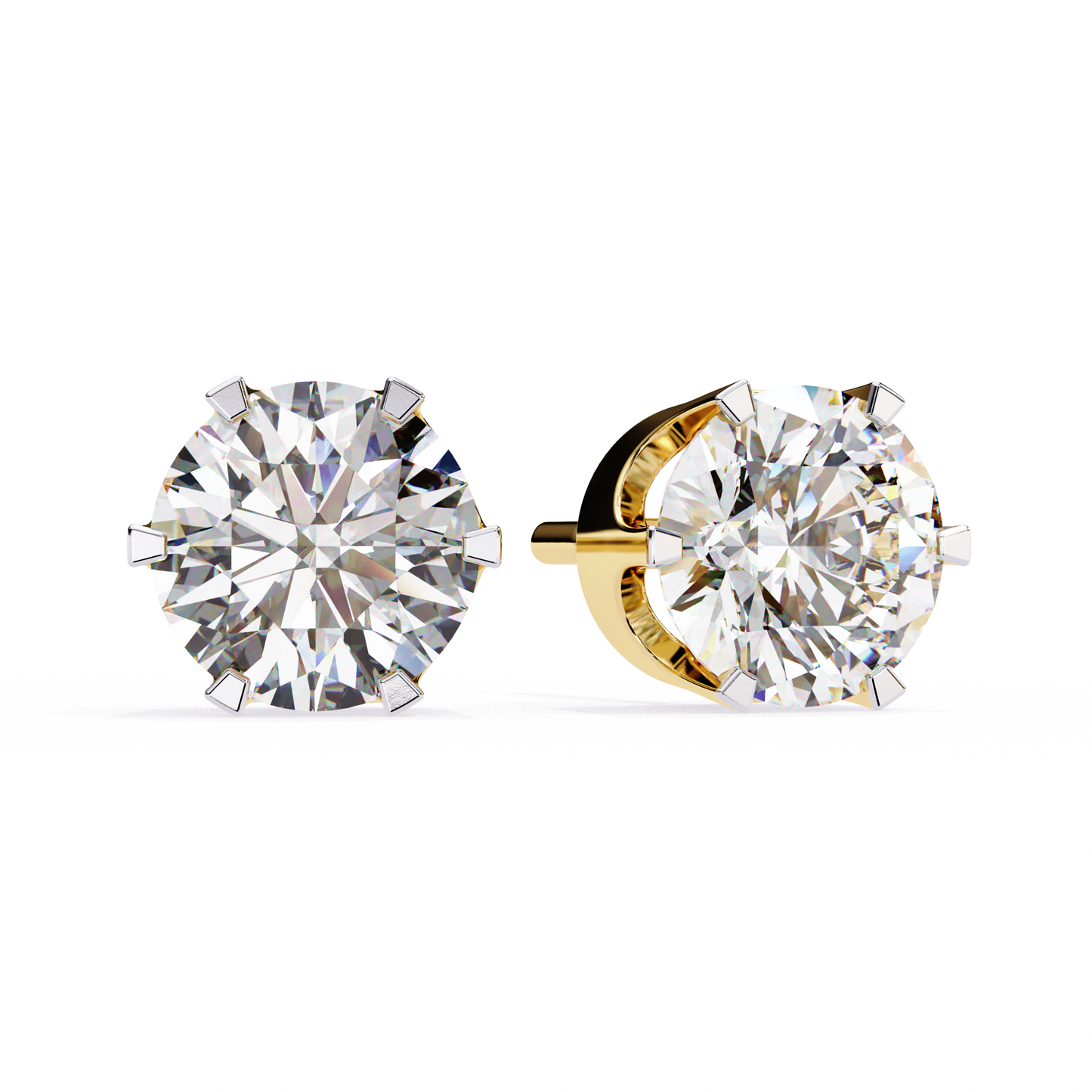Pure Radiance Solitaire Studs
