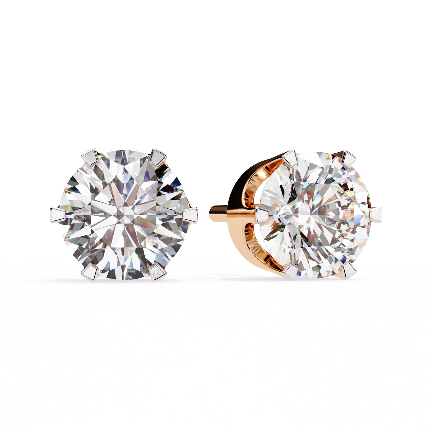 Pure Radiance Solitaire Studs