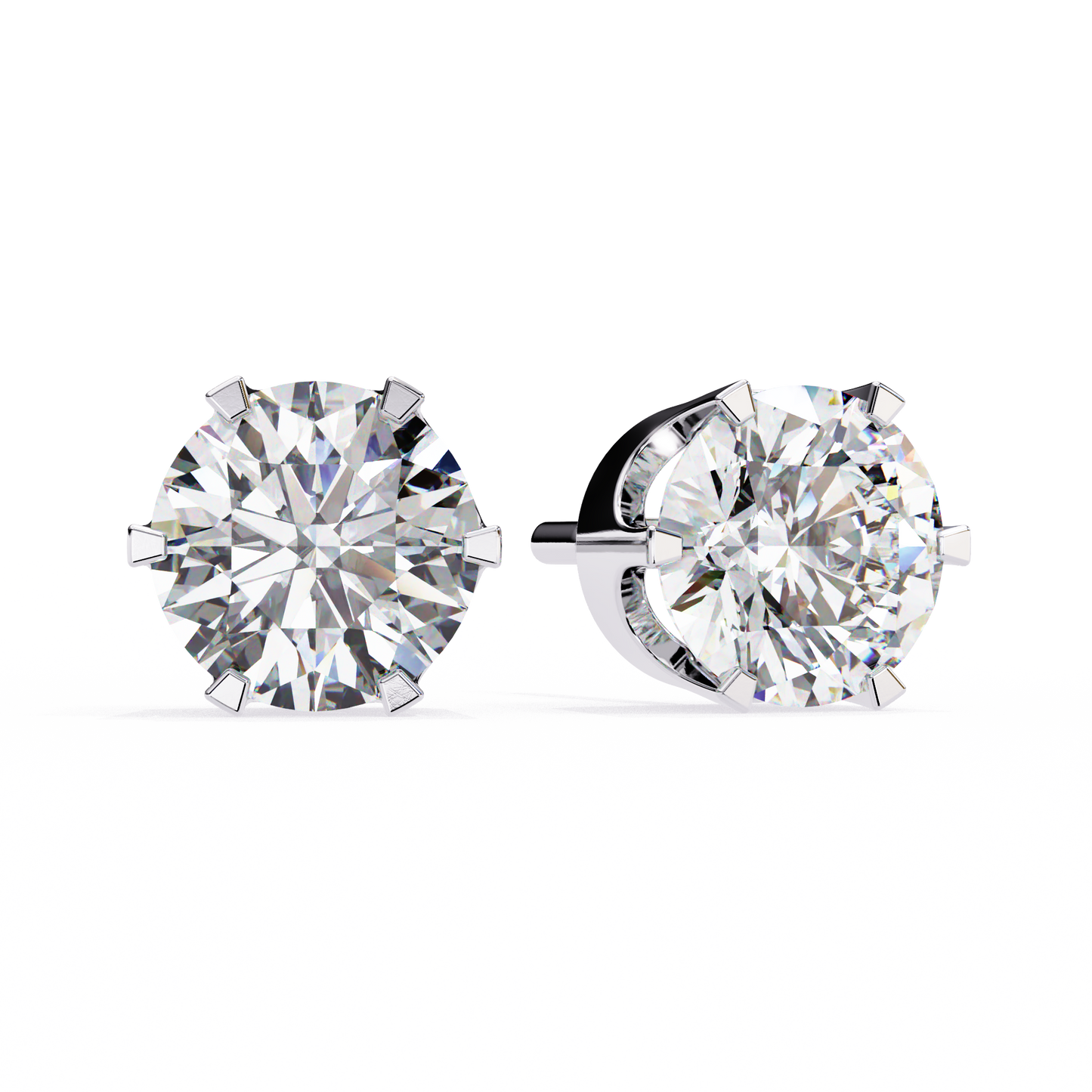 Pure Radiance Solitaire Studs