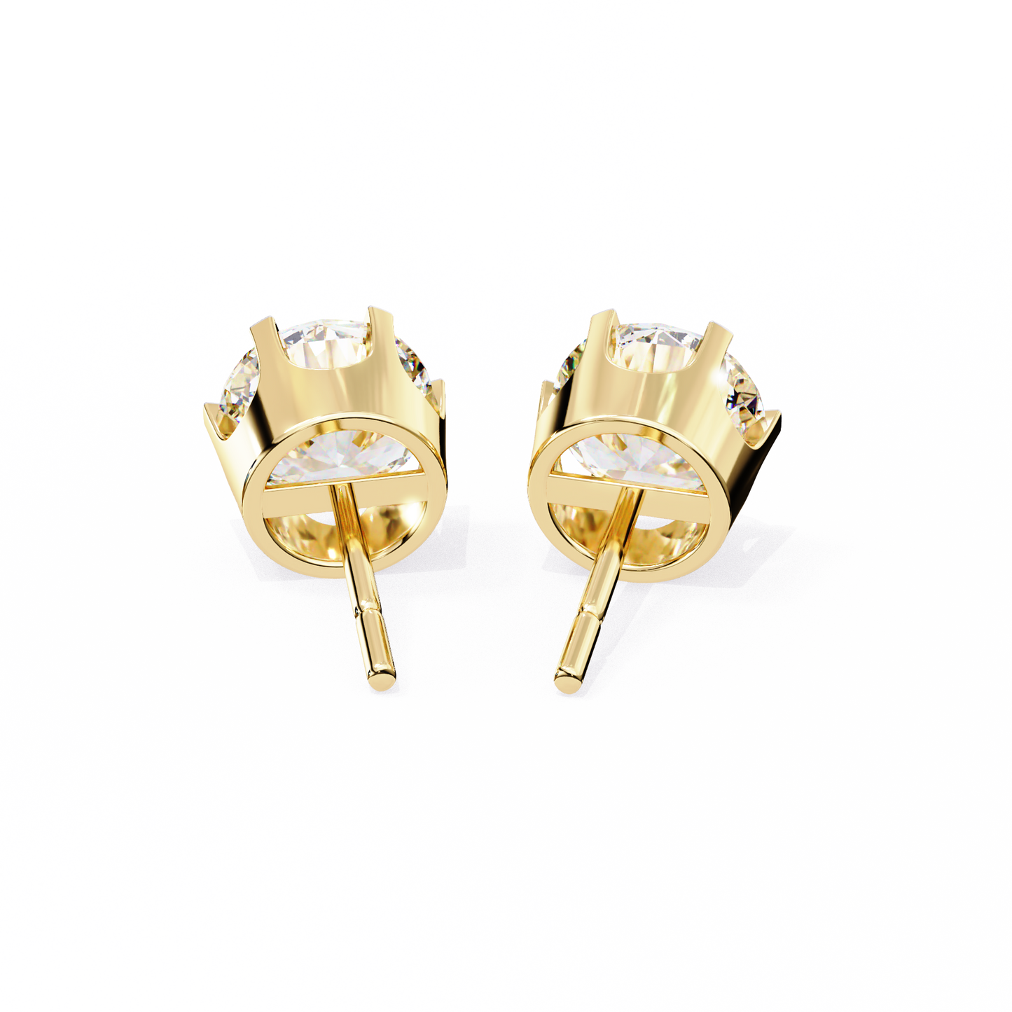 Pure Radiance Solitaire Studs