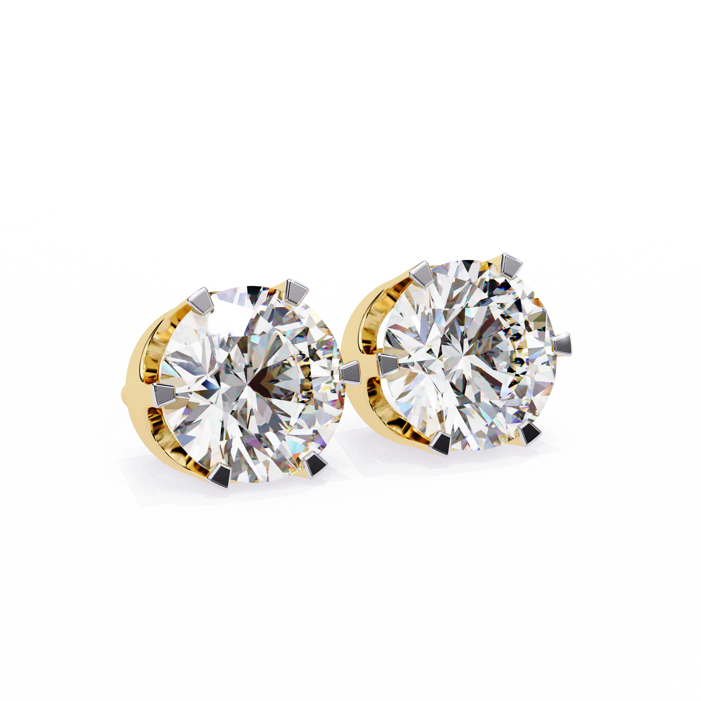 Pure Radiance Solitaire Studs