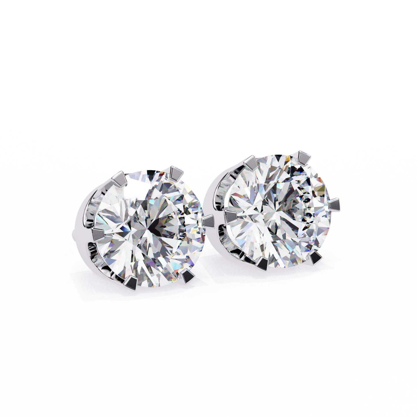 Pure Radiance Solitaire Studs