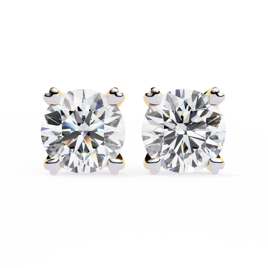 Heartelle Solitaire Studs