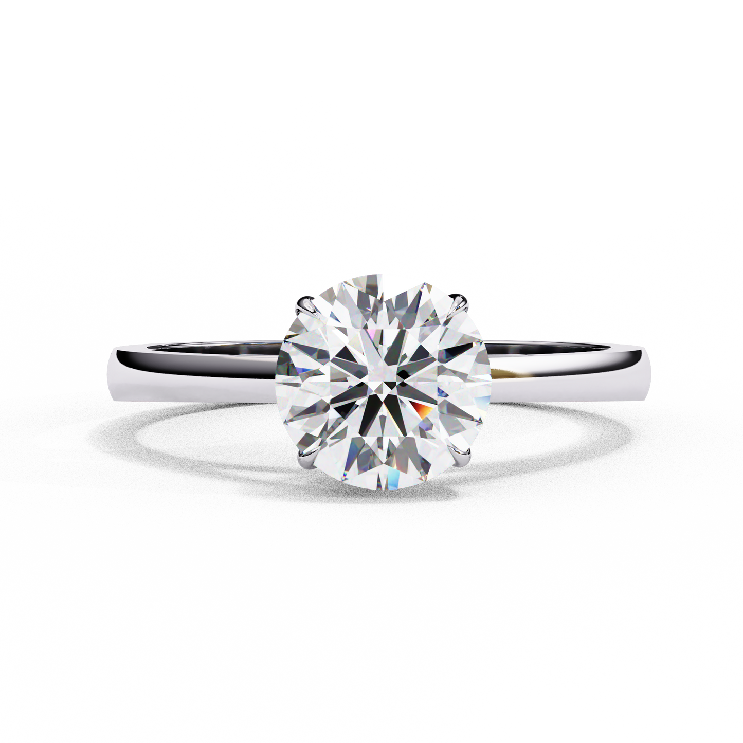 Aura Point Solitaire Ring