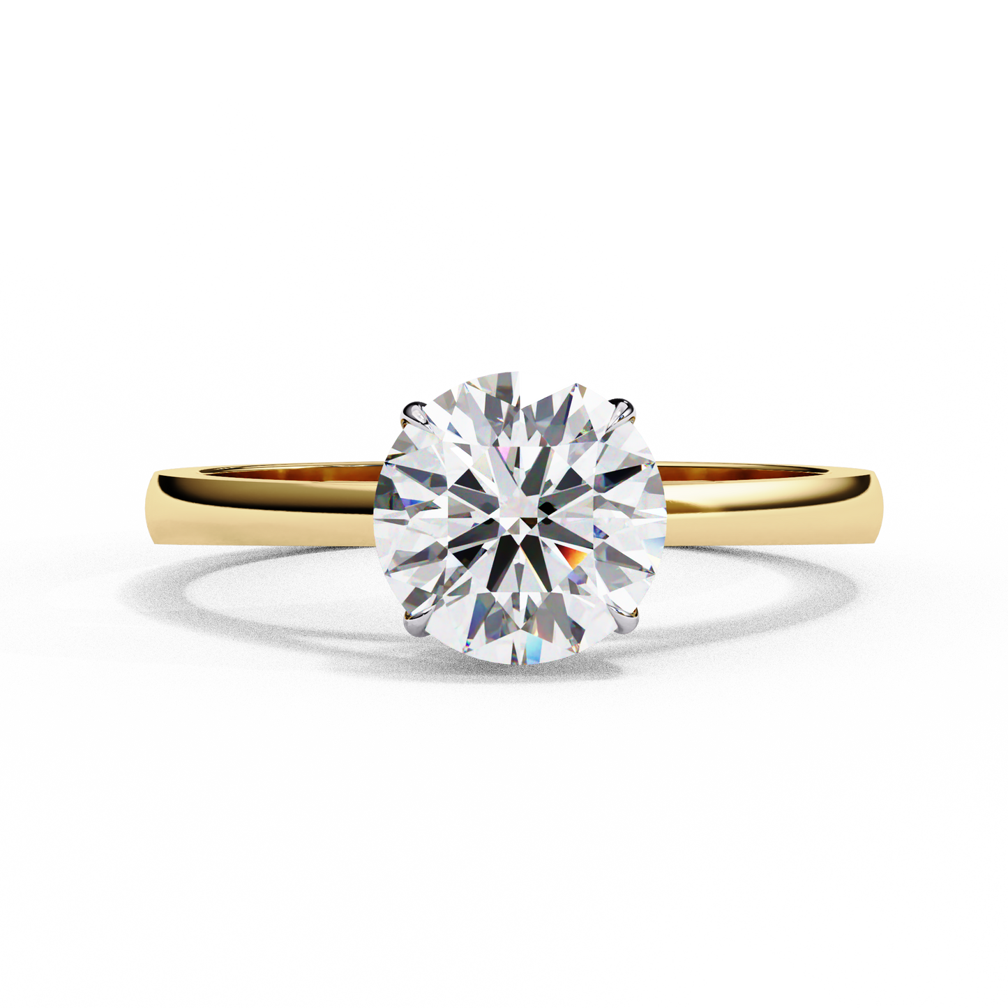 Aura Point Solitaire Ring