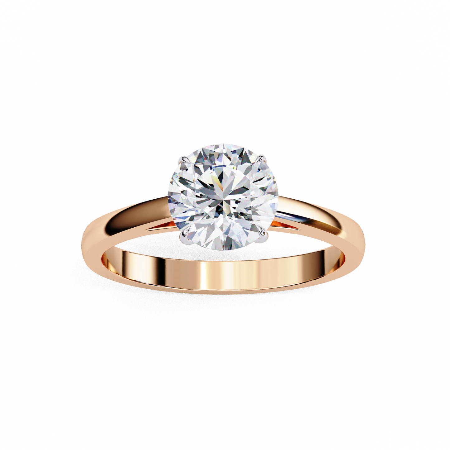 Aura Point Solitaire Ring
