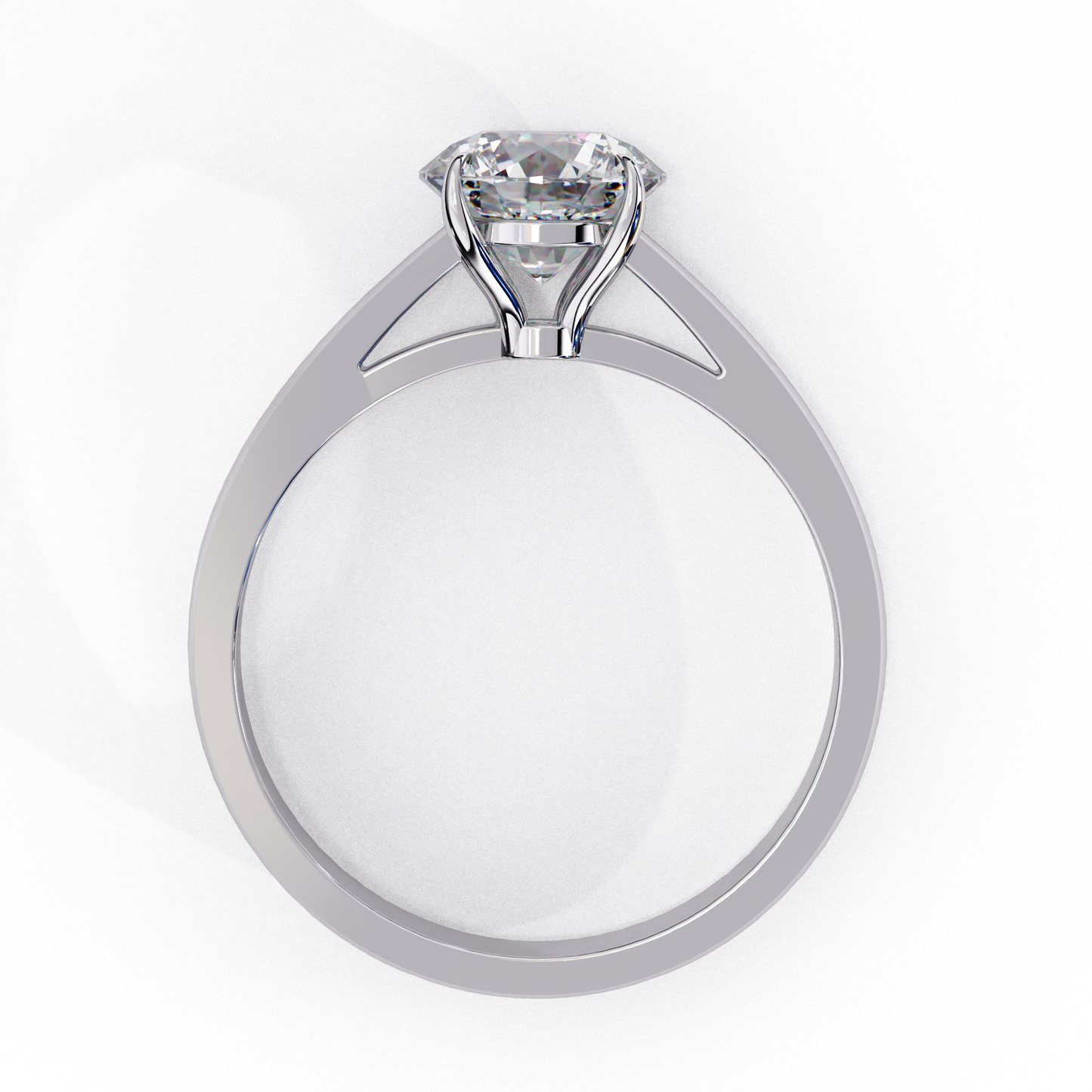 Aura Point Solitaire Ring