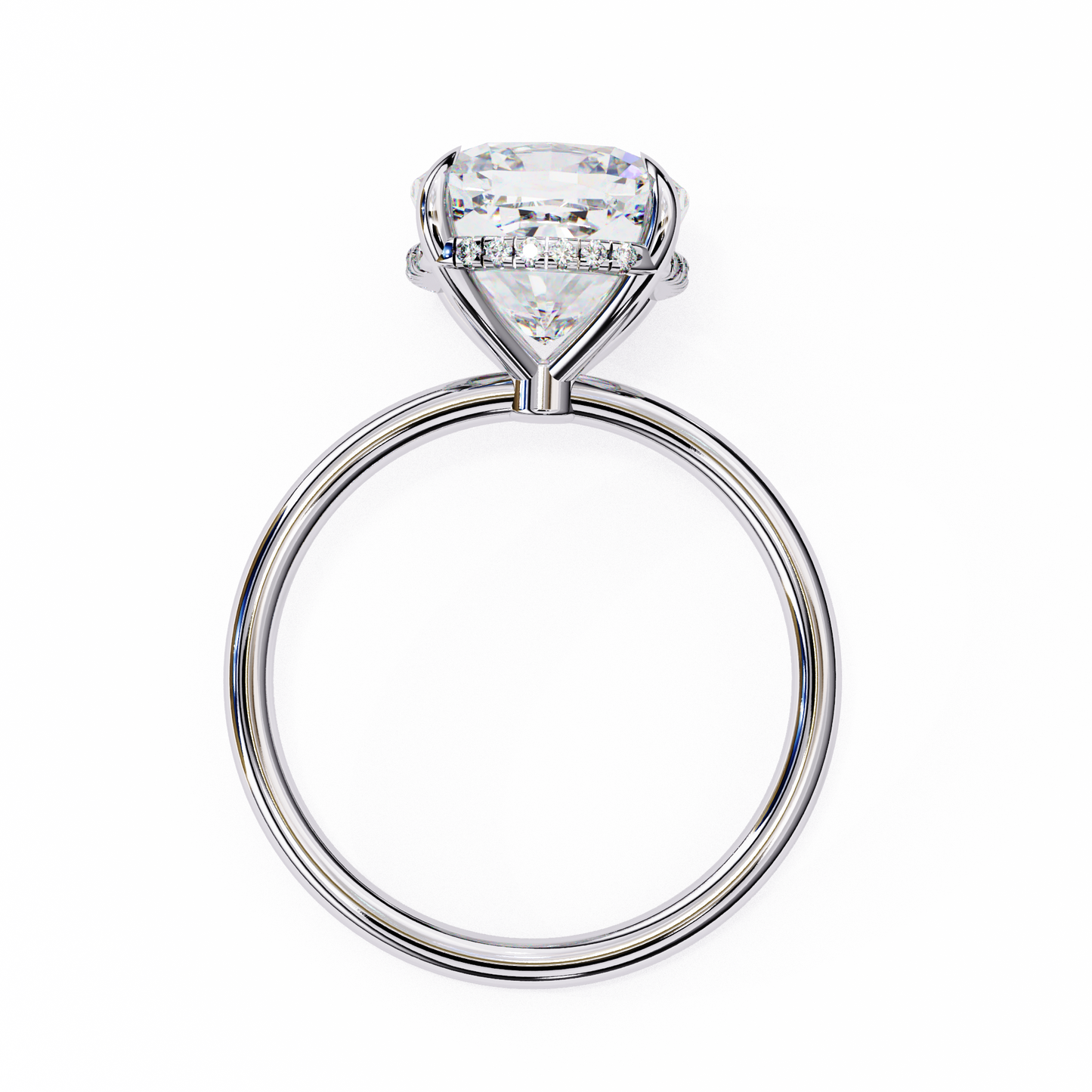 Timeless Embrace Solitaire Ring