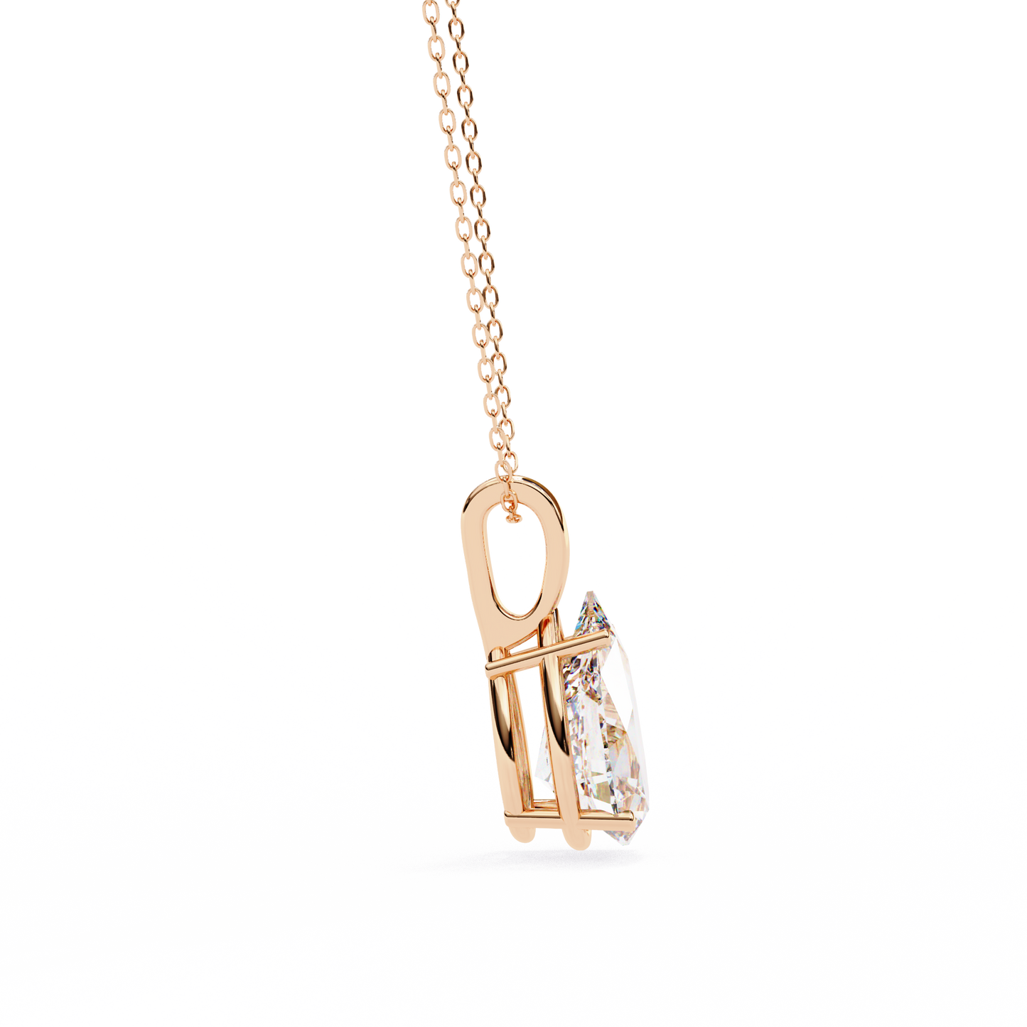 Pearenza Solitaire Pendant