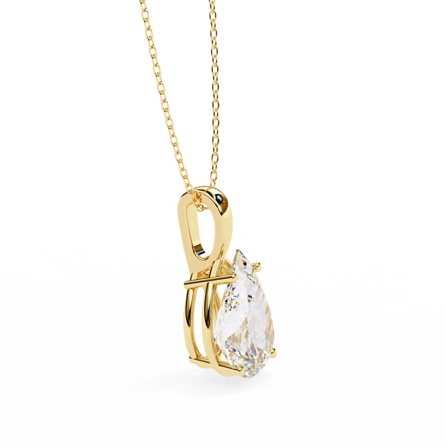 Pearenza Solitaire Pendant