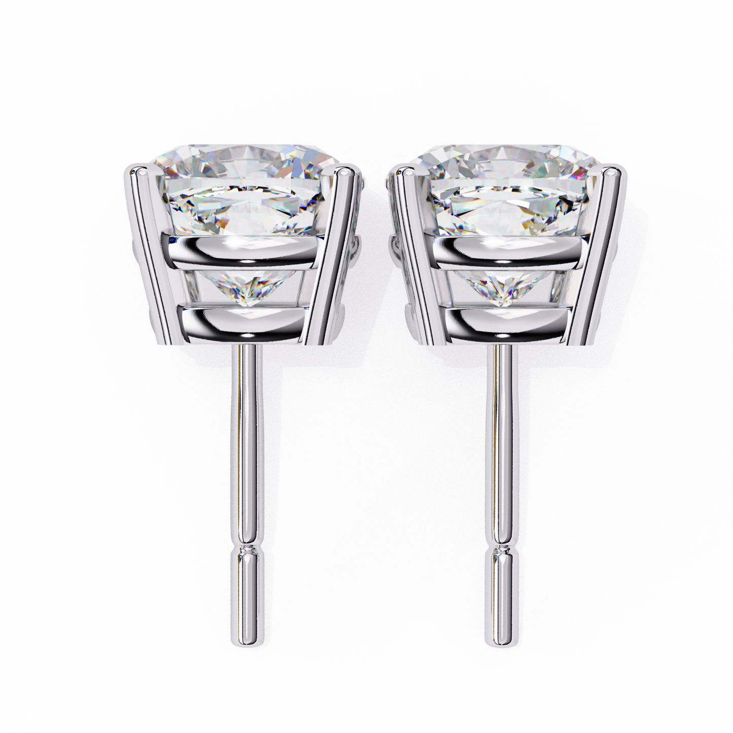 Luna Solitaire Studs