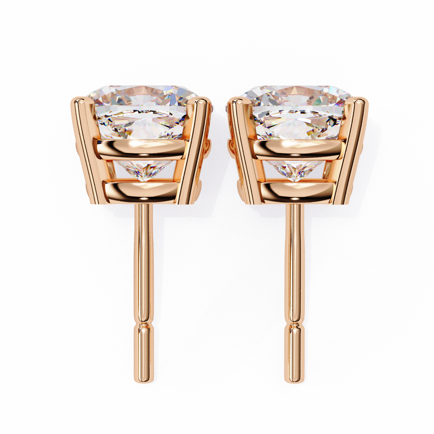 Luna Solitaire Studs