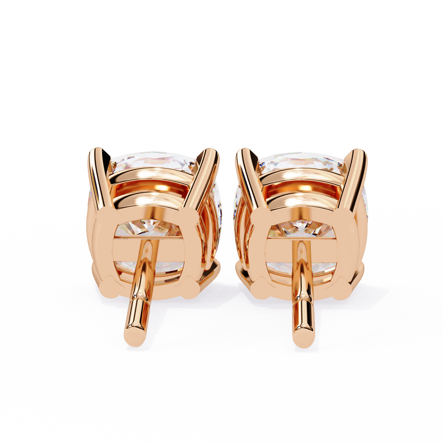 Luna Solitaire Studs