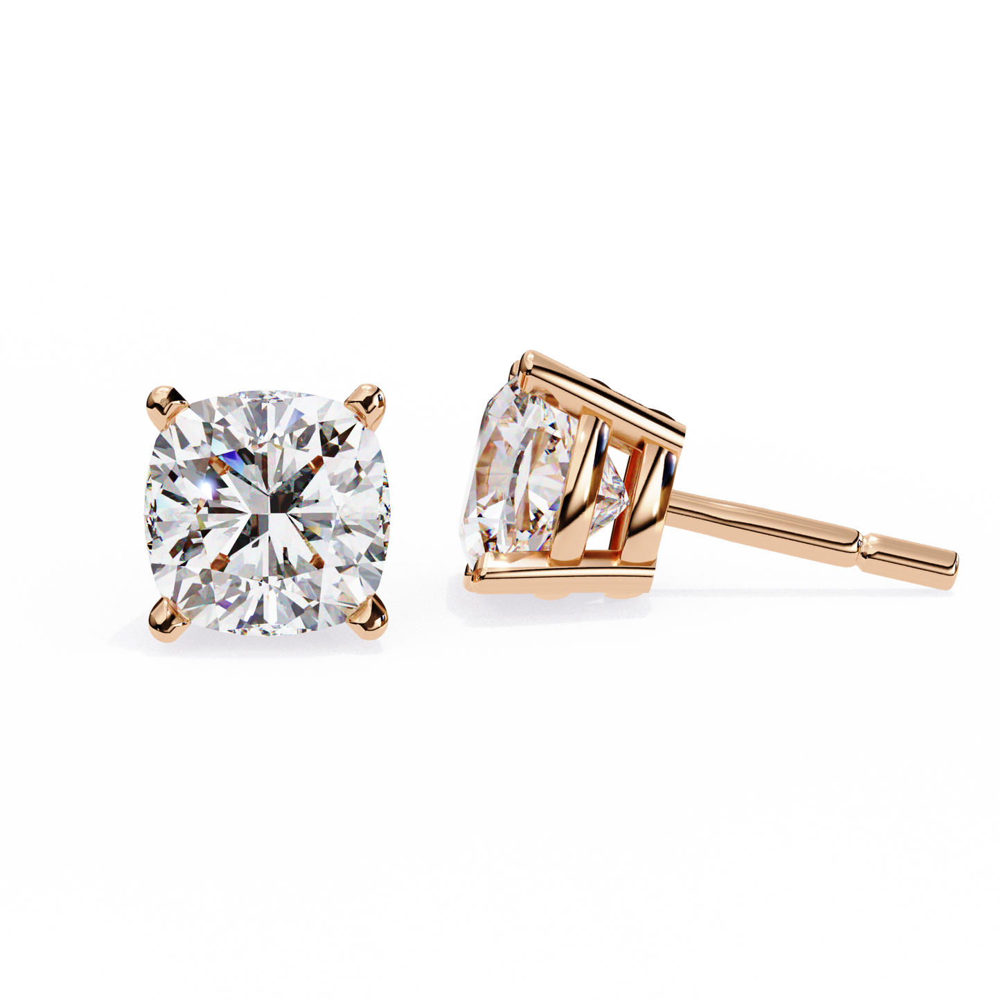 Luna Solitaire Studs