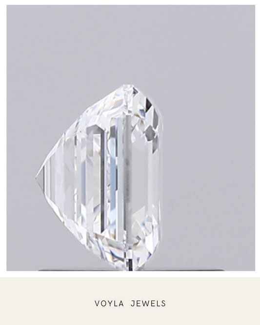 Lab Grown Asscher Diamond 1.00ct D VS1