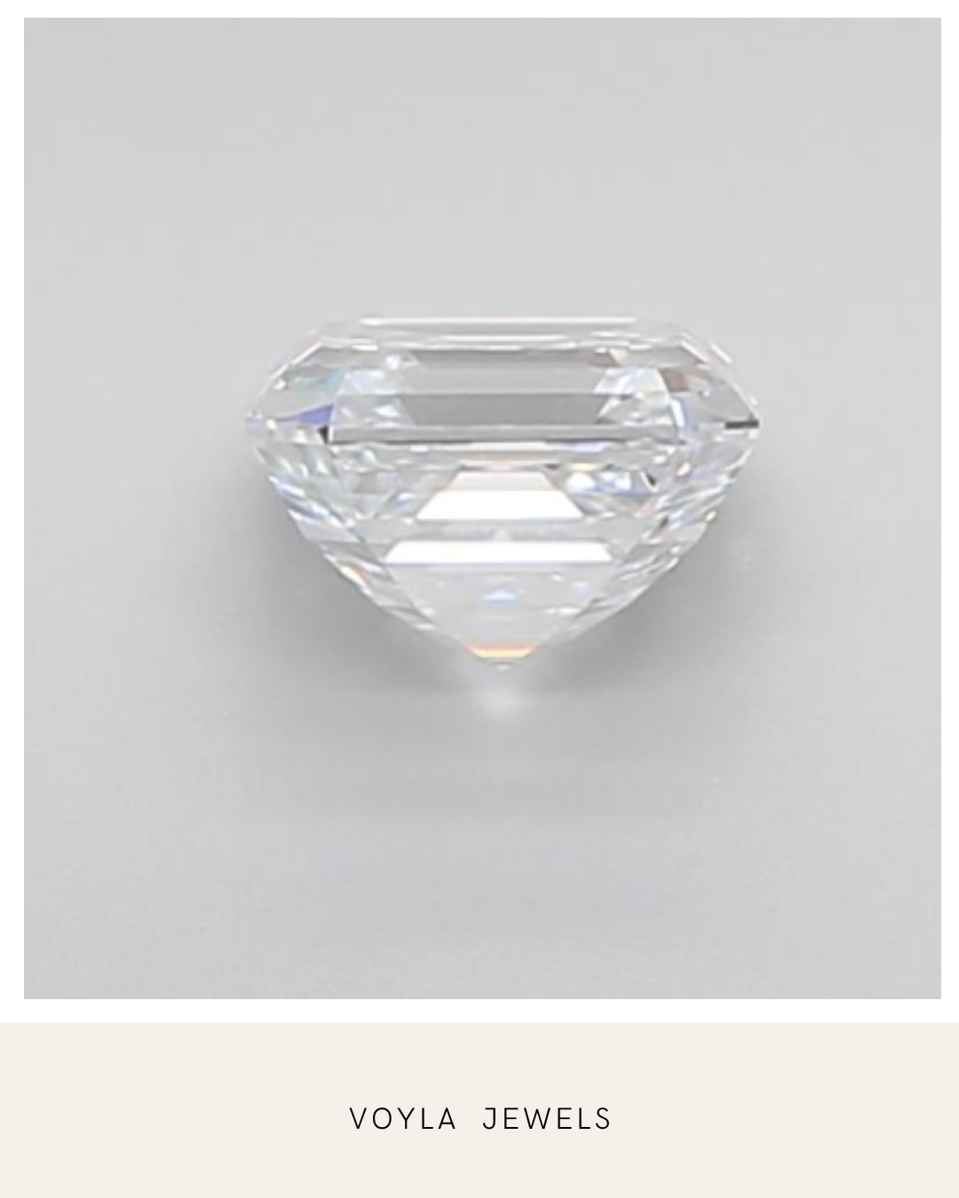 Lab Grown Asscher Diamond 1.00ct E IF