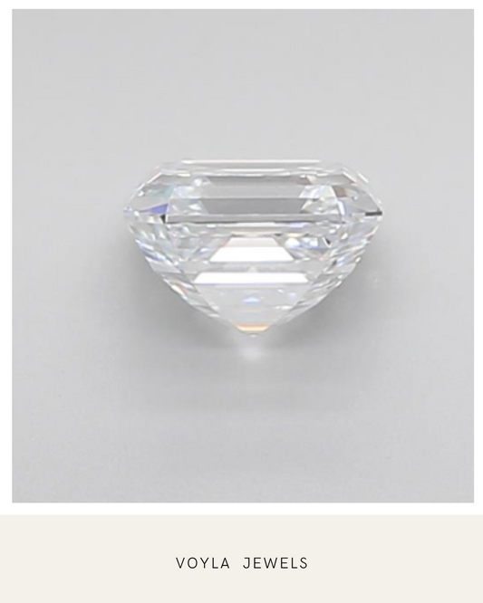 Lab Grown Asscher Diamond 1.00ct E IF