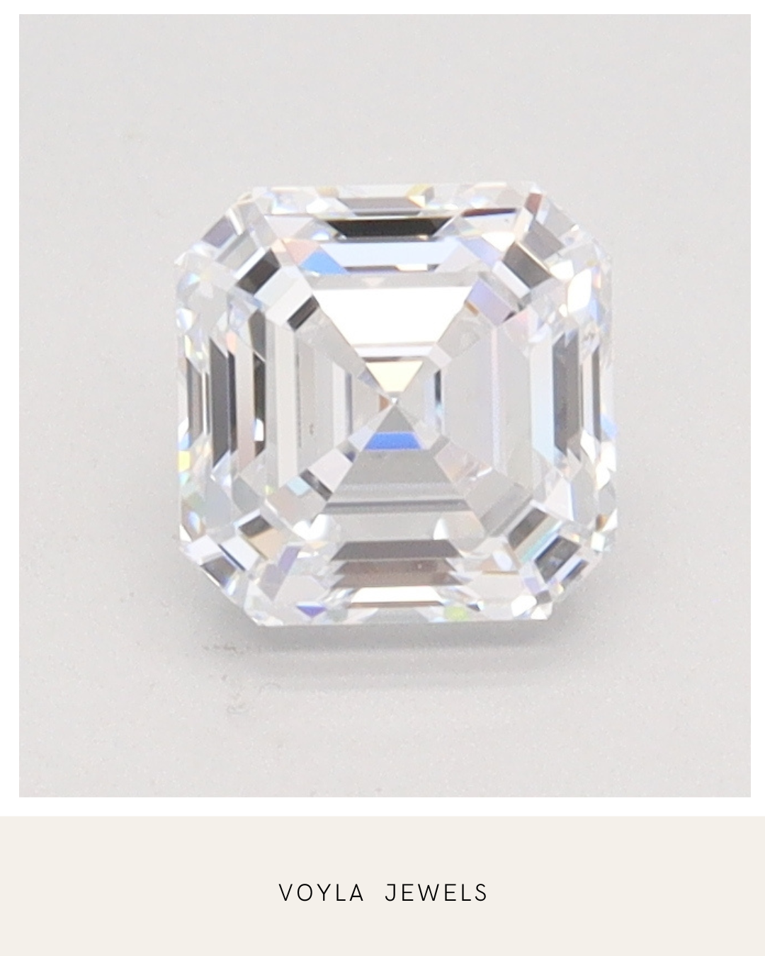 Lab Grown Asscher Diamond 1.00ct E VS1