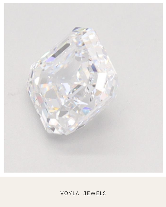 Lab Grown Asscher Diamond 1.00ct E VS1