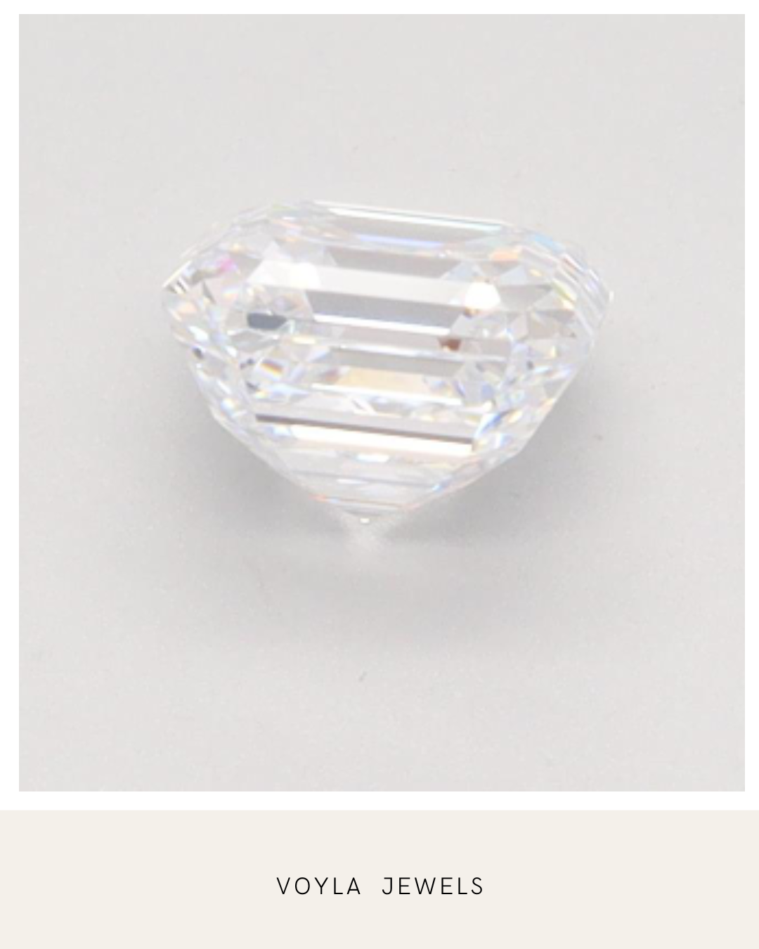 Lab Grown Asscher Diamond 1.00ct E VS1