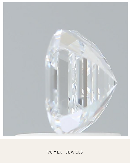 Lab Grown Asscher Diamond 1.00ct E VVS2