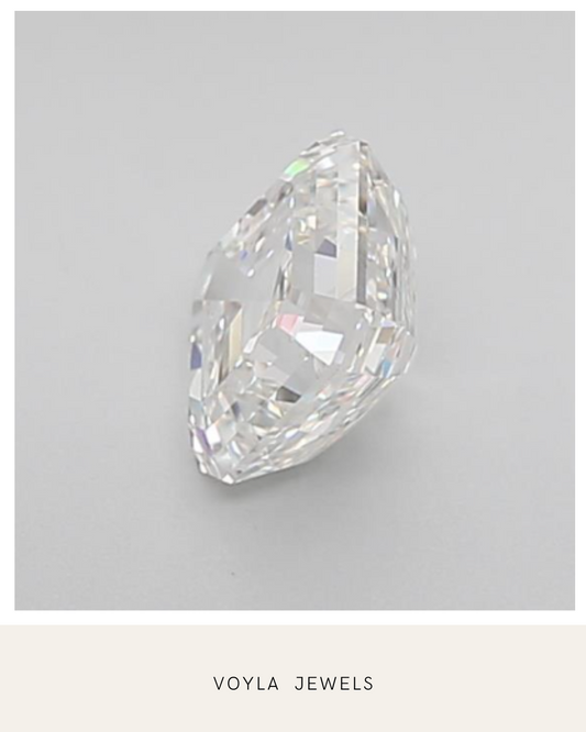 Lab Grown Asscher Diamond 1.00ct F VVS2