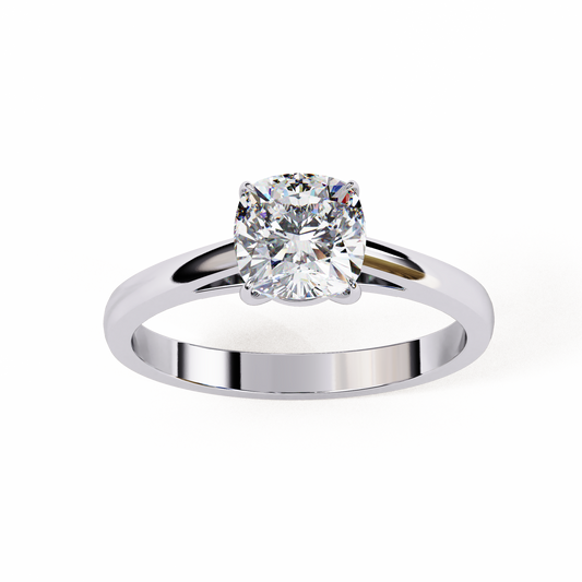 Velvet Glow Solitaire Ring