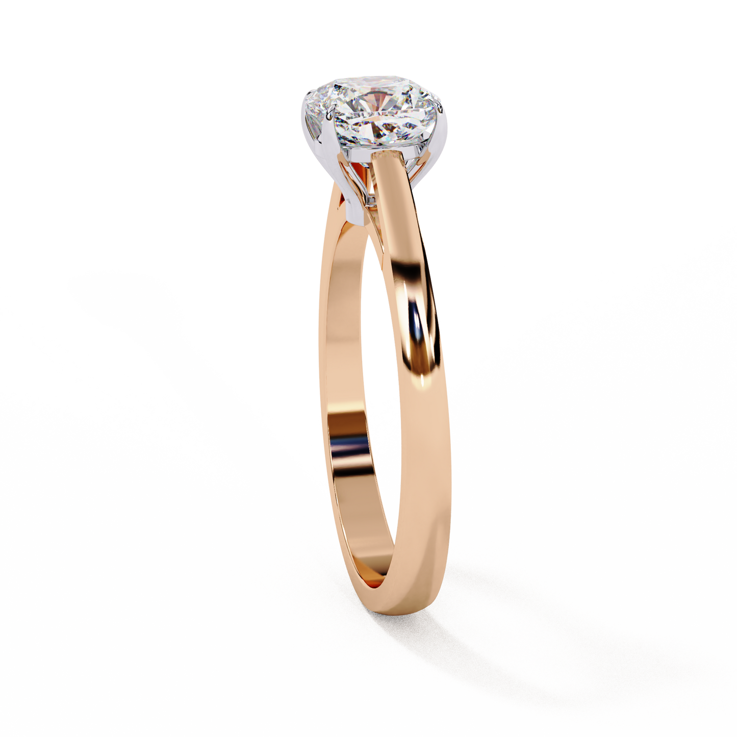 Velvet Glow Solitaire Ring