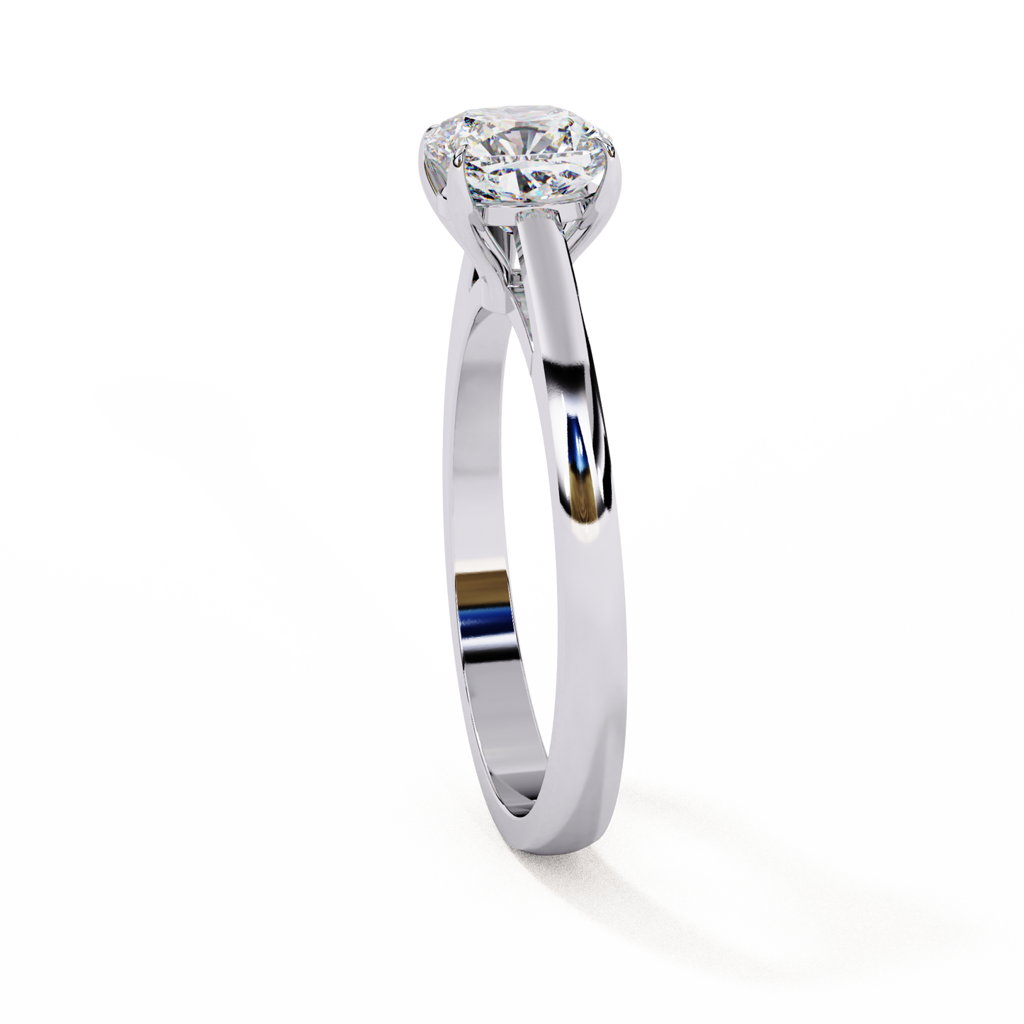 Velvet Glow Solitaire Ring